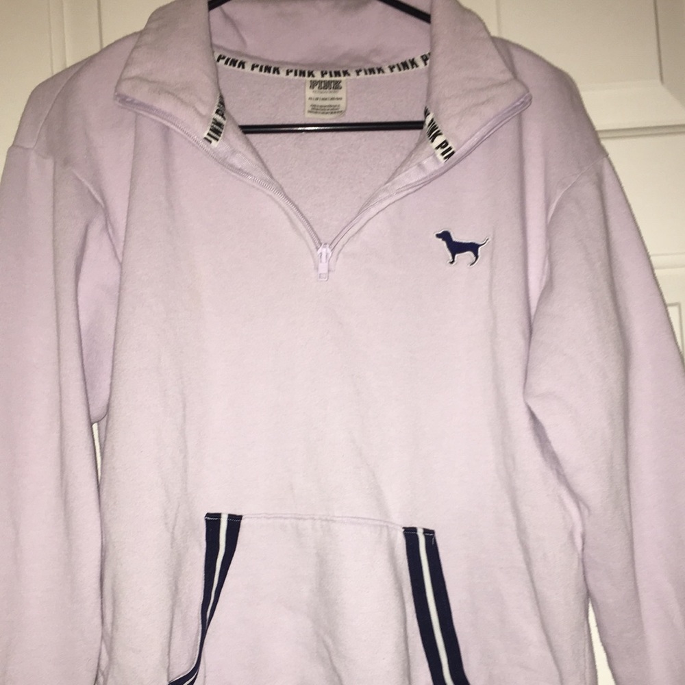 PINK VS Pullover Quarter-zip sweater